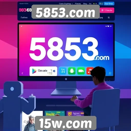 Acessibilidade e navegação no site 5853.com