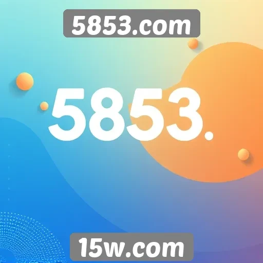 Navegabilidade e design do site 5853.com em foco